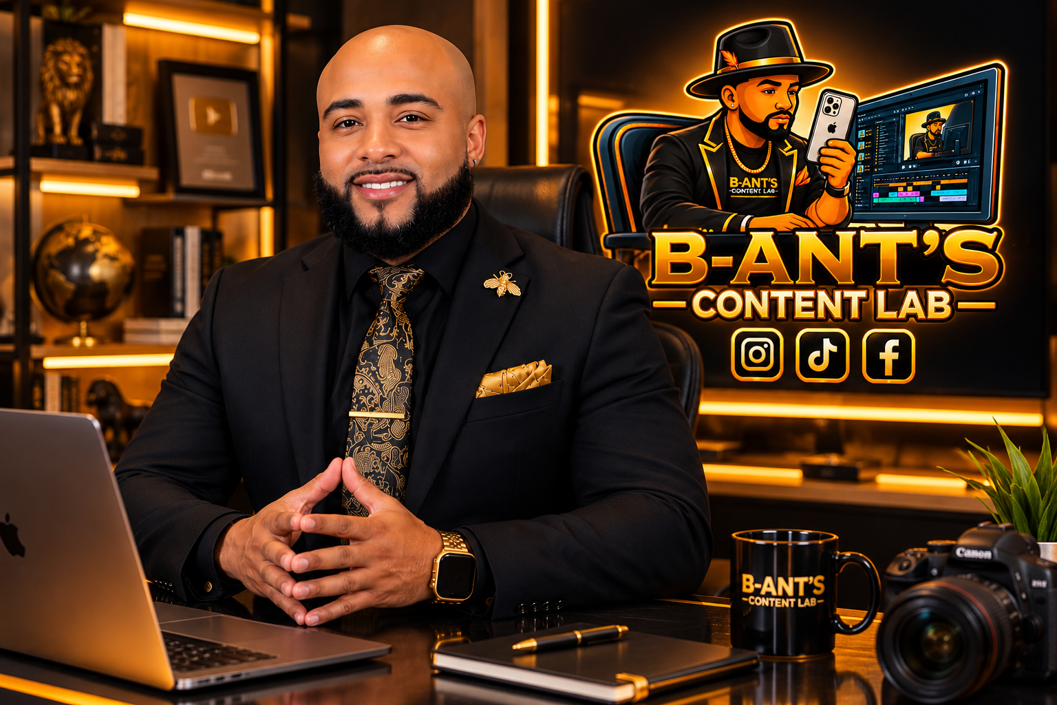 Brandon Anthony, digital marketing professional and creator of B-Ant’s Content Lab
